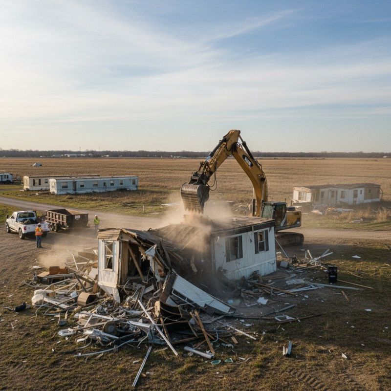 Trailer Home Demolition in Bergen County, NJ